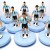 Subbuteo Andrew Table Soccer Argentina 1986 World Cup Winners National Team on Classic Hasbro Bases